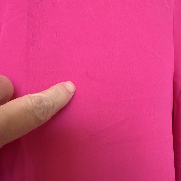 Sugar Lips Pants Women’s Lg Pink Wide Leg High Rise Soft Power Office - Picture 4 of 10